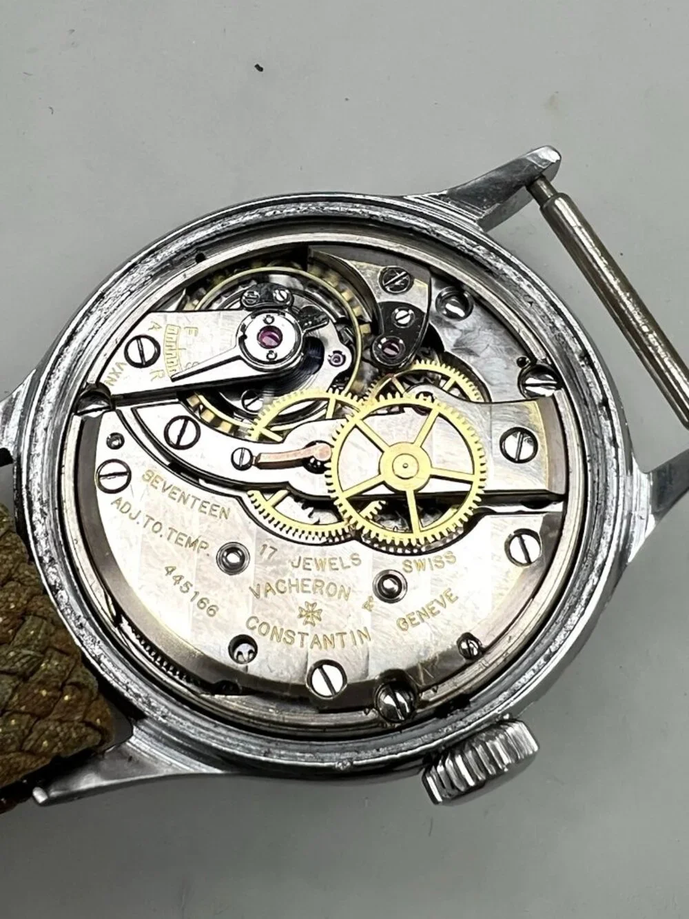 Vacheron Constantin Men's Watch Swiss Manual Wind 1930's-1940's Steel Case 35mm